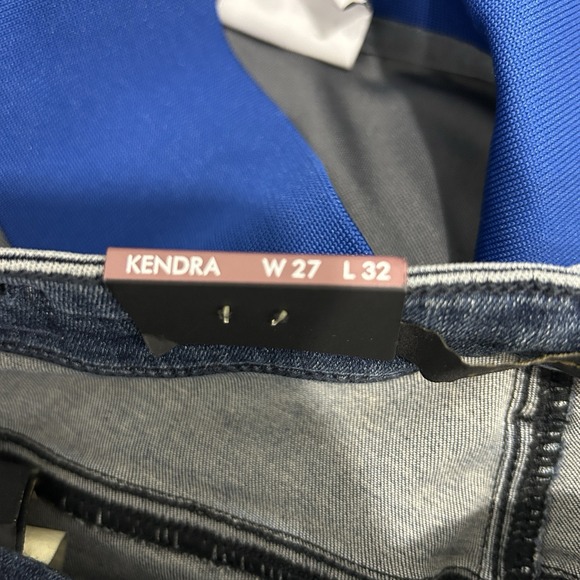 Mavi Gold Women's Size W27/L32 Kendra High Rise Straight Leg Dark Wash Jeans NWT - Picture 8 of 13